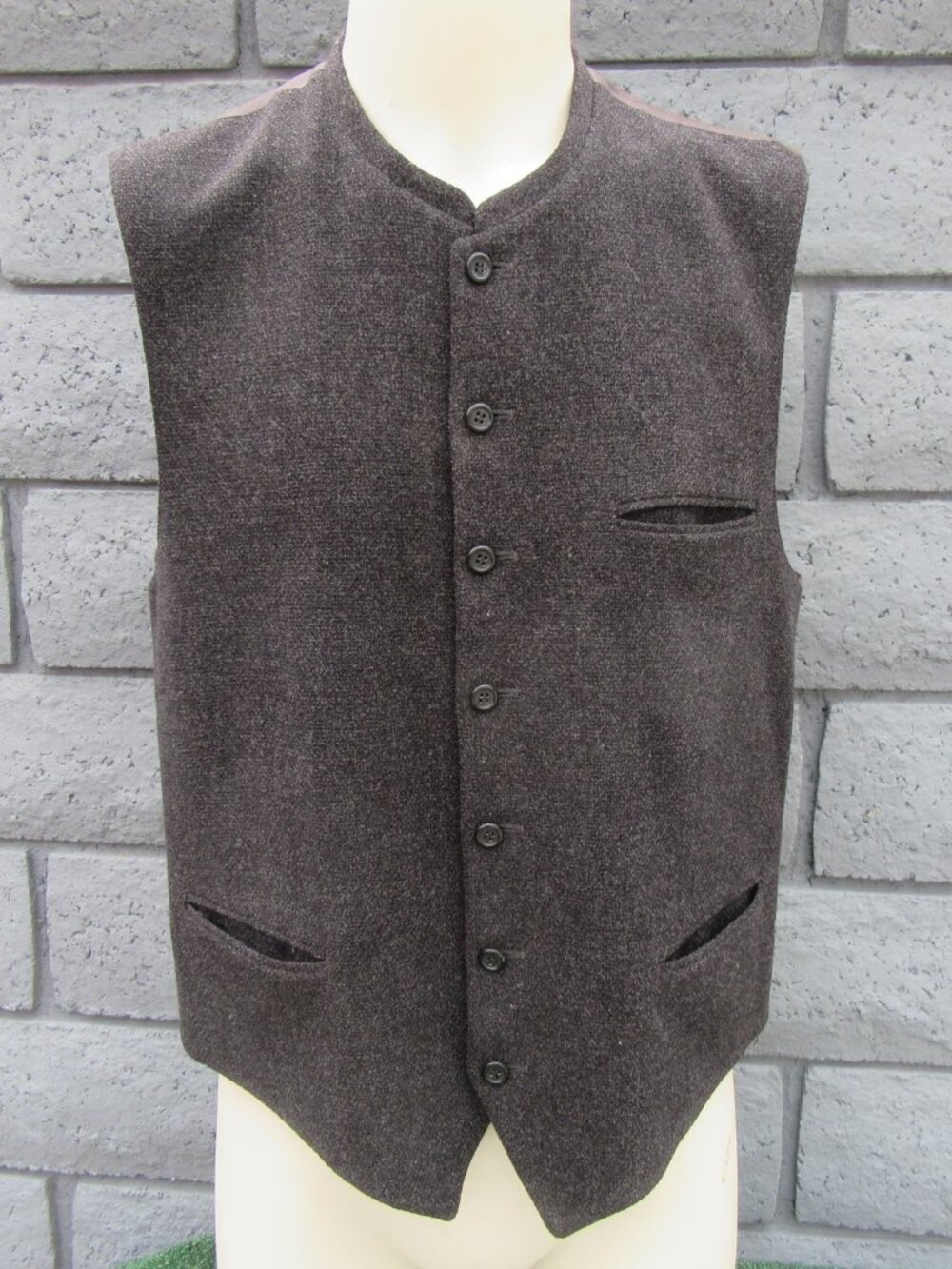 Versace Classic V2 Gray Waistcoat Vest Men's Size 44R